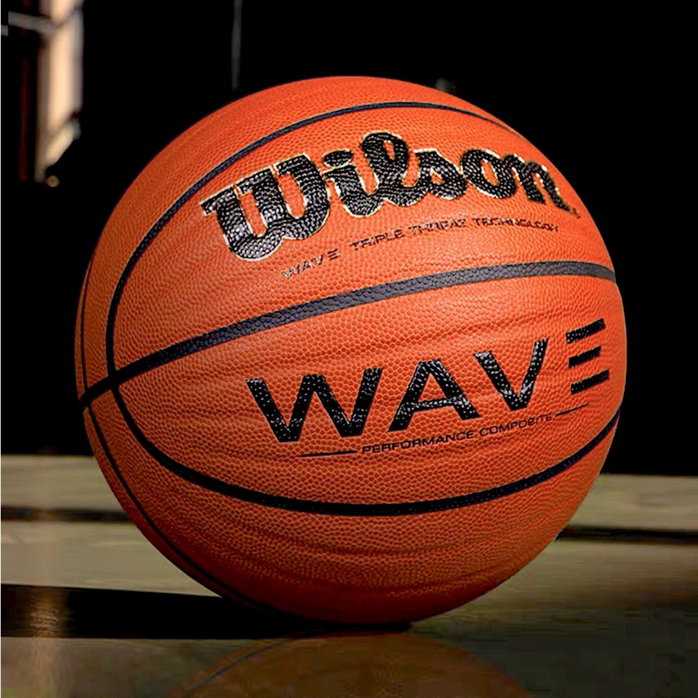 Wilson WAVE Triple Threat Technology Official Size 7 Game Basketball